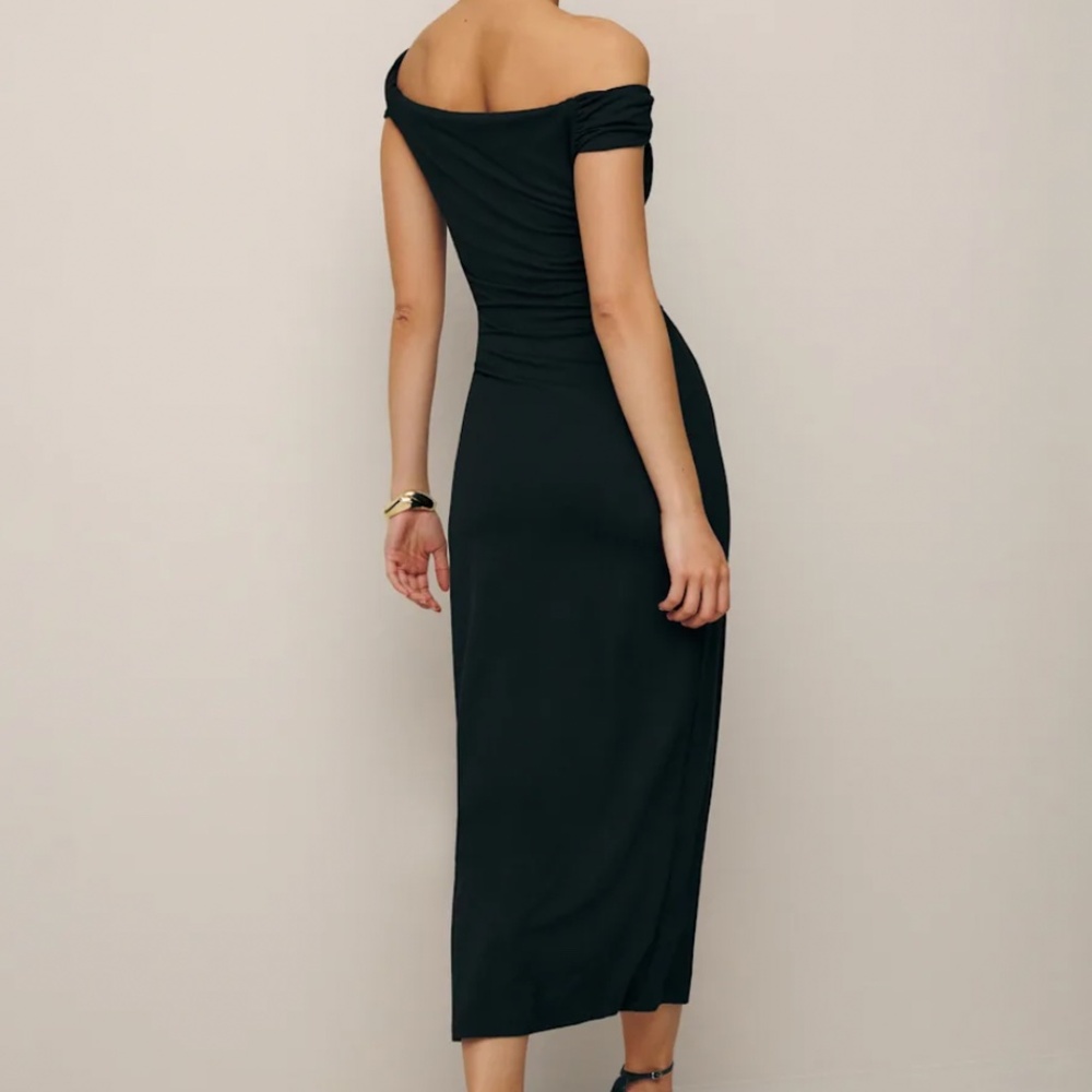 New With Tags (NWT) Black Reformation Midi Dress - Picture 2 of 3